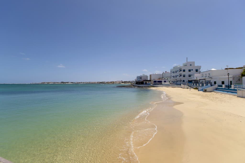 Pláž v Corralejo, Fuerteventura